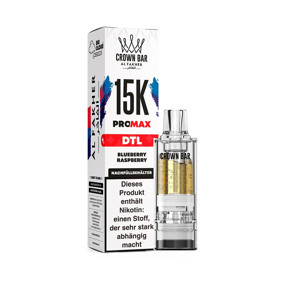 Al Fakher 15K V2 Pod 8ml – Blueberry Raspberry