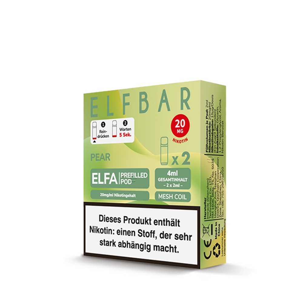 Elfbar ELFA POD (2stk) - Pear 20mg