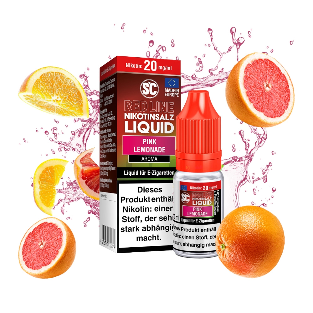 SC Red Line Nikotinsalz Liquid 20mg - Pink Lemonade