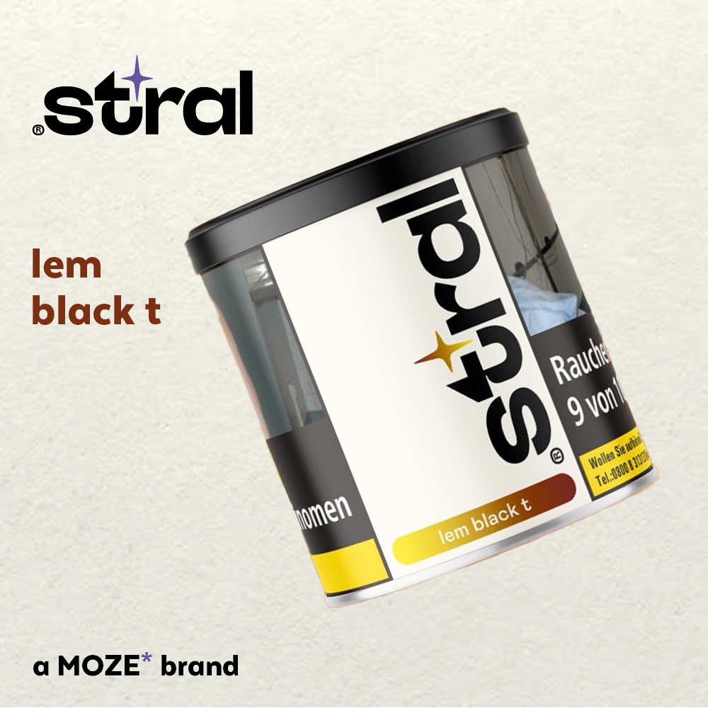 Stral Tobacco 200g - Lem Black T