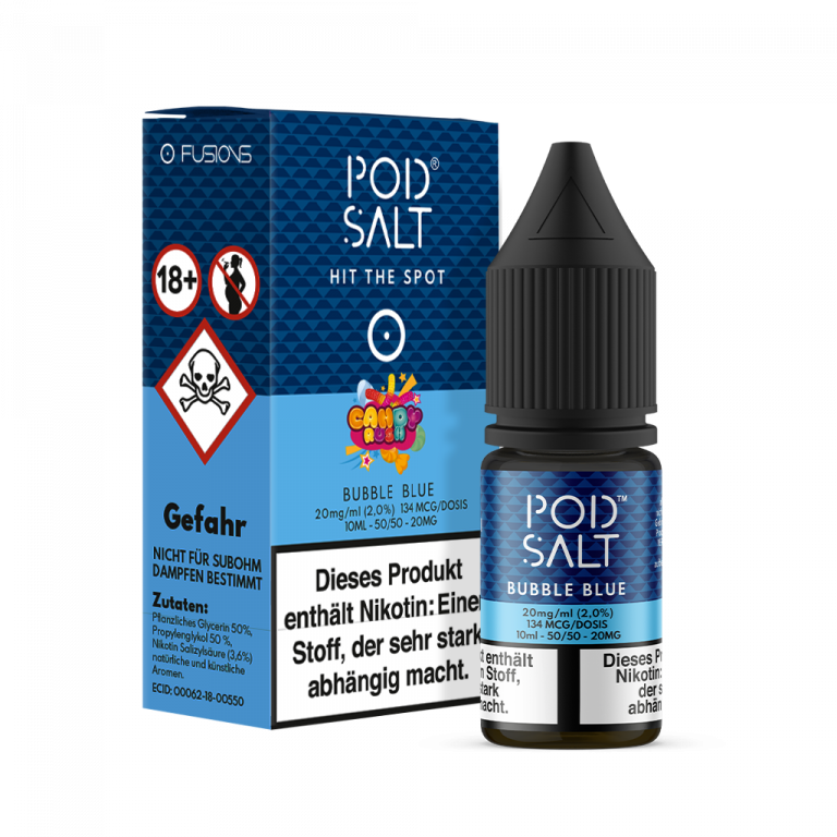 POD SALT Fusion Liquid 11mg - Bubble Blue