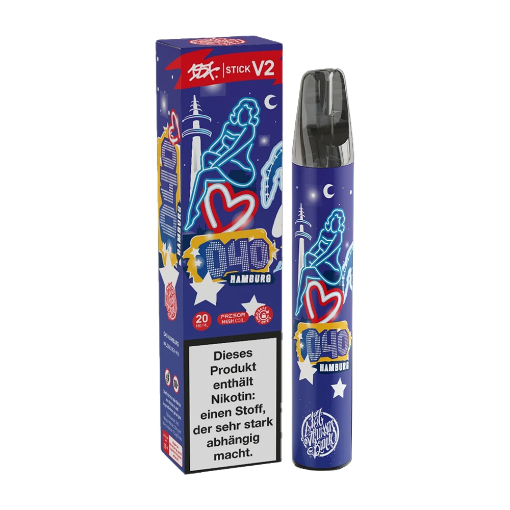 187 Stick V2 Vape - 040 Hamburg 20mg