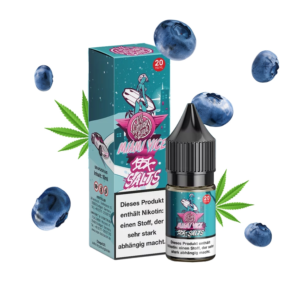 187 NicSalt Liquid 20mg - Miami Vice 