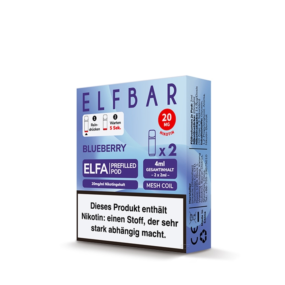 Elfbar ELFA POD (2stk) - Blueberry 20mg