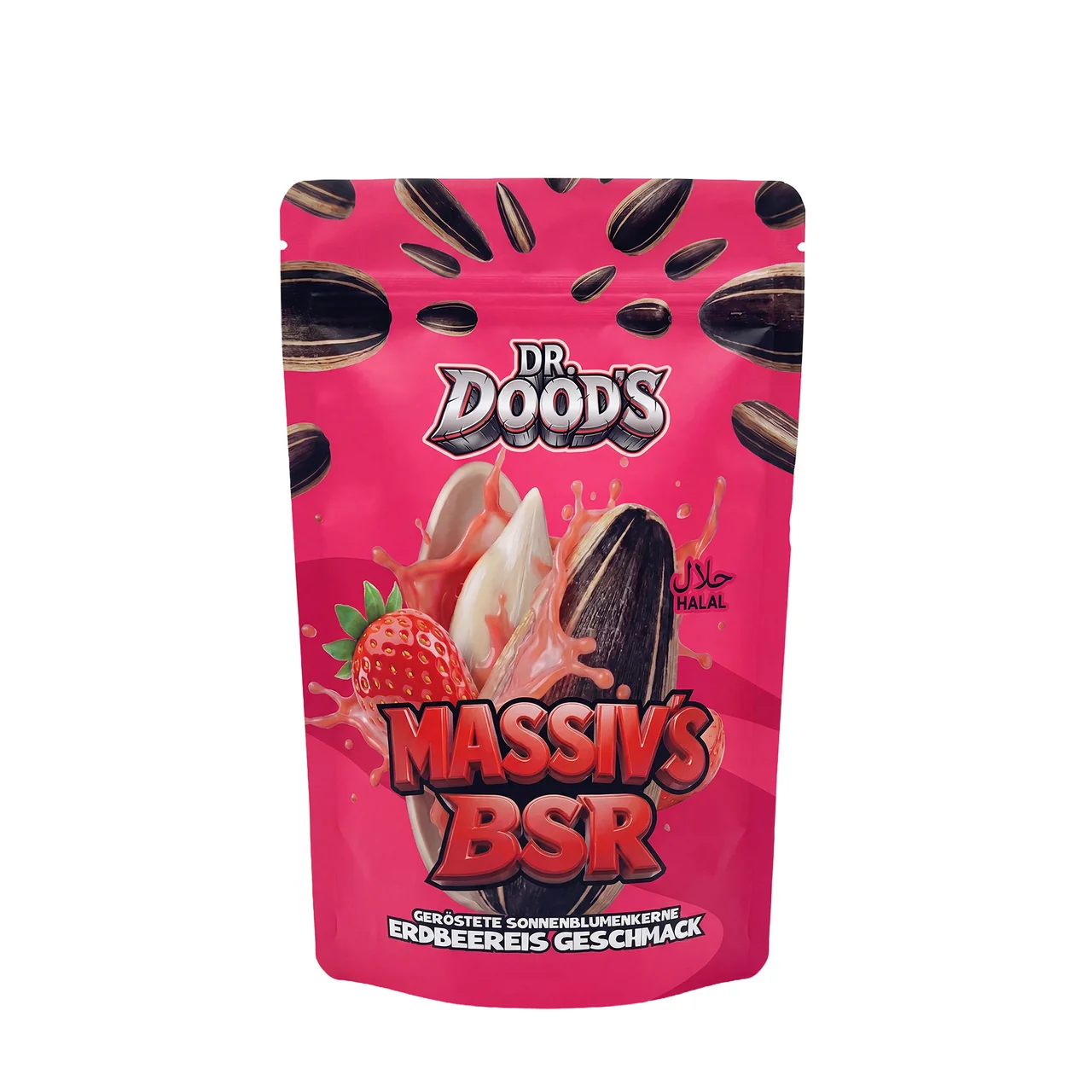 Dr. Doods Massiv`s BSR Sonnenblumenkerne 100g - Erdbeereis