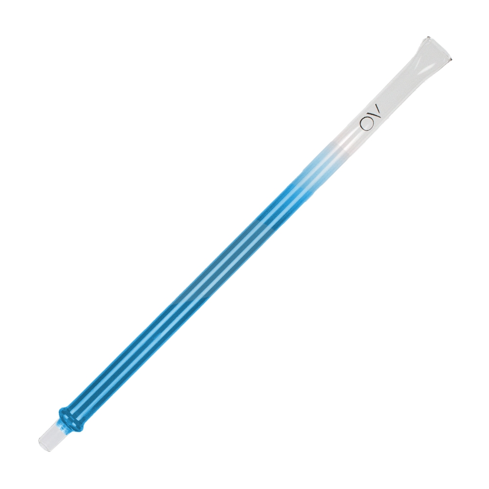 AO Hookah Glasmundstück Colored - Flat Blau