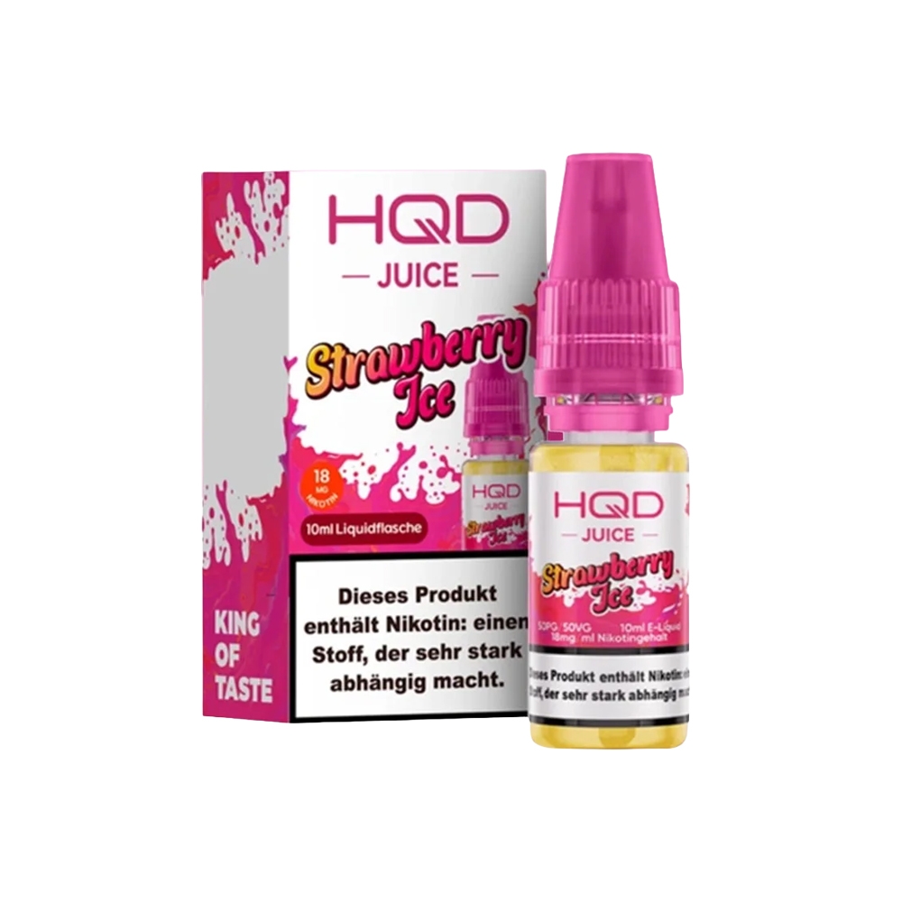 HQD Juice 18mg Liquid - Strawberry Ice