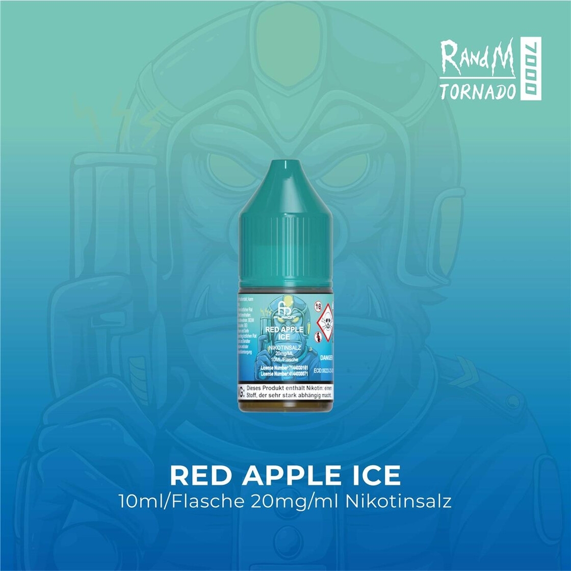 RandM Tornado Liquid 20mg - Red Apple Ice 