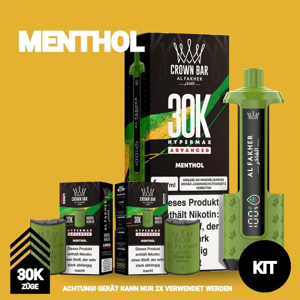 Al Fakher 30K Hypermax - Menthol