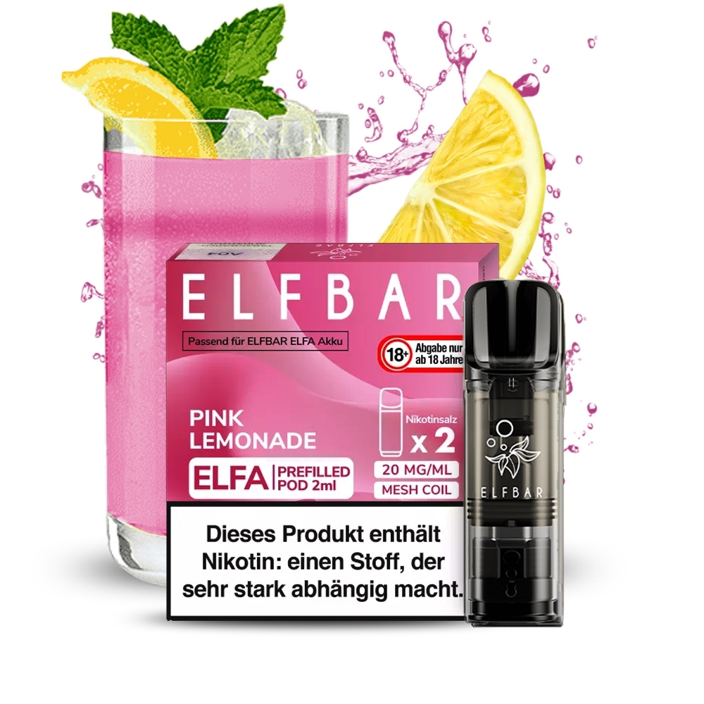 Elfbar ELFA POD (2stk) - Pink Lemonade 20mg