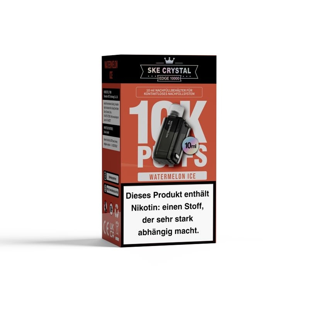 SKE Crystal Edge 10k Pod 10ml - Watermelon Ice