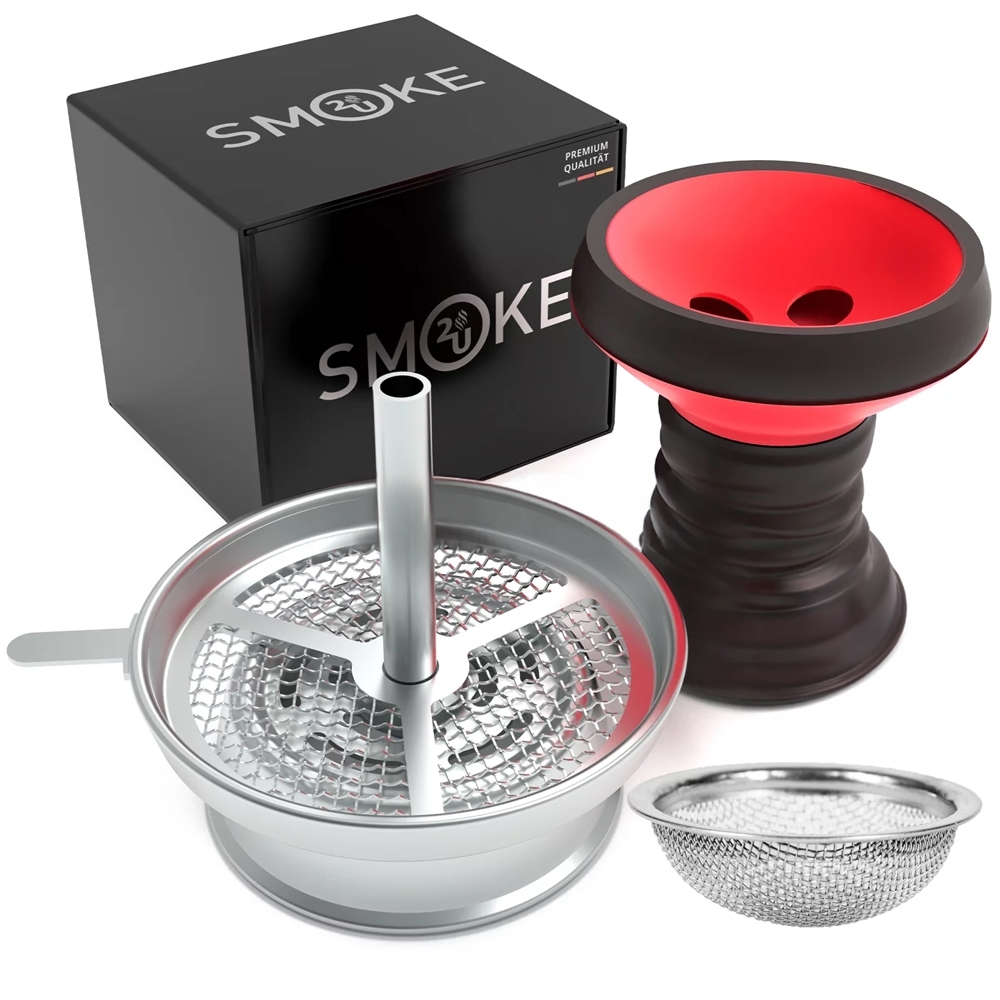 Smoke2u Steinkopf Set - Rot