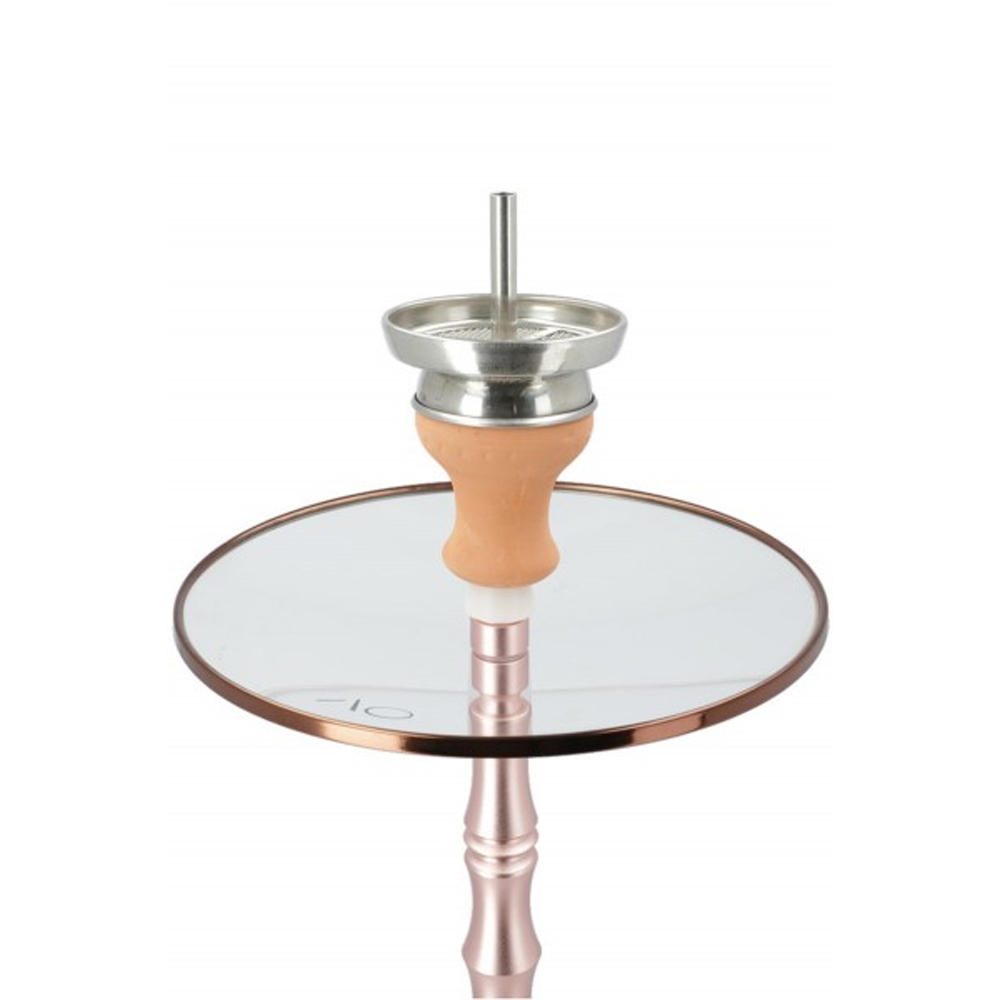 AO Glas-Kohleteller - Rose Gold