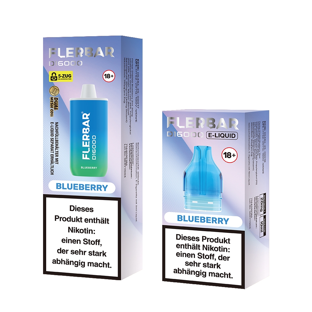 Flerbar D16000 - Blueberry