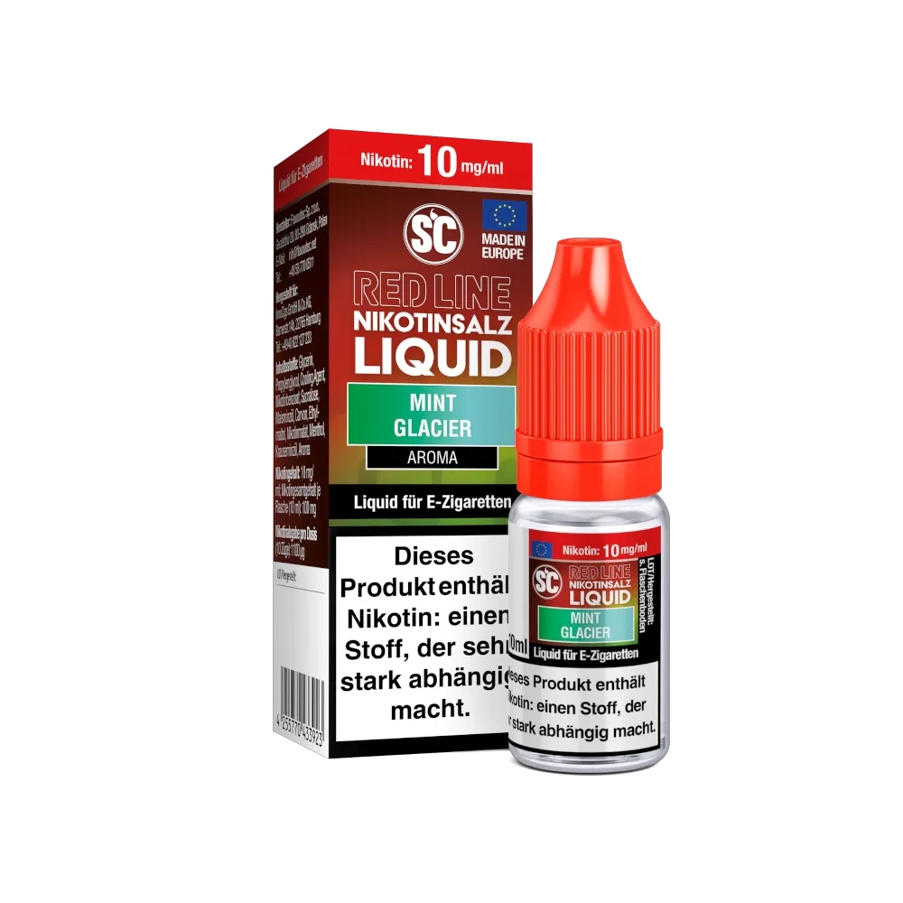 SC Red Line Nikotinsalz Liquid 10mg - Mint Glacier