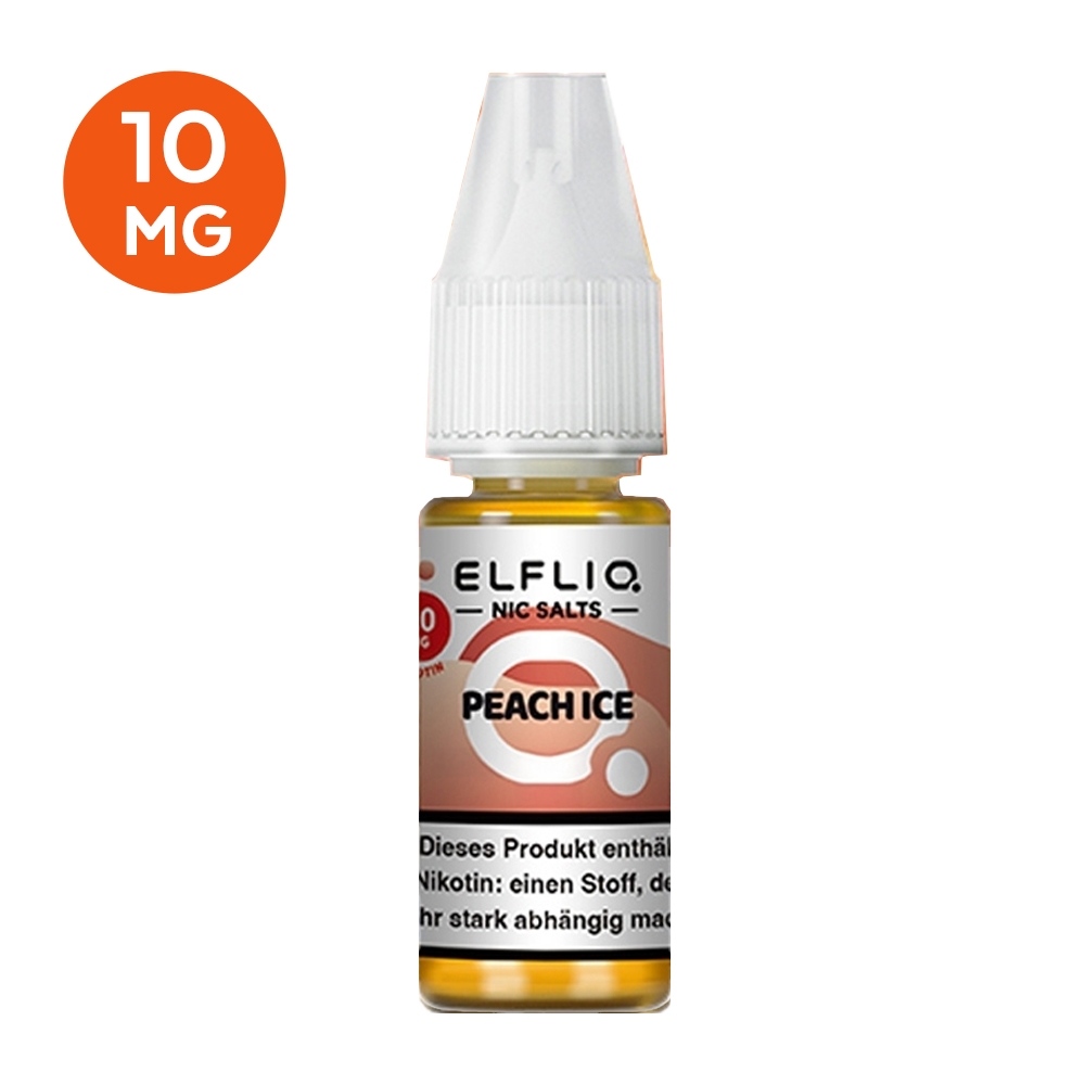 ELFLIQ Nikotinsalz Liquid 10mg - Peach Ice