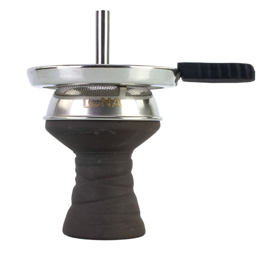 Luna Hookah Steinkopf Set - Schwarz