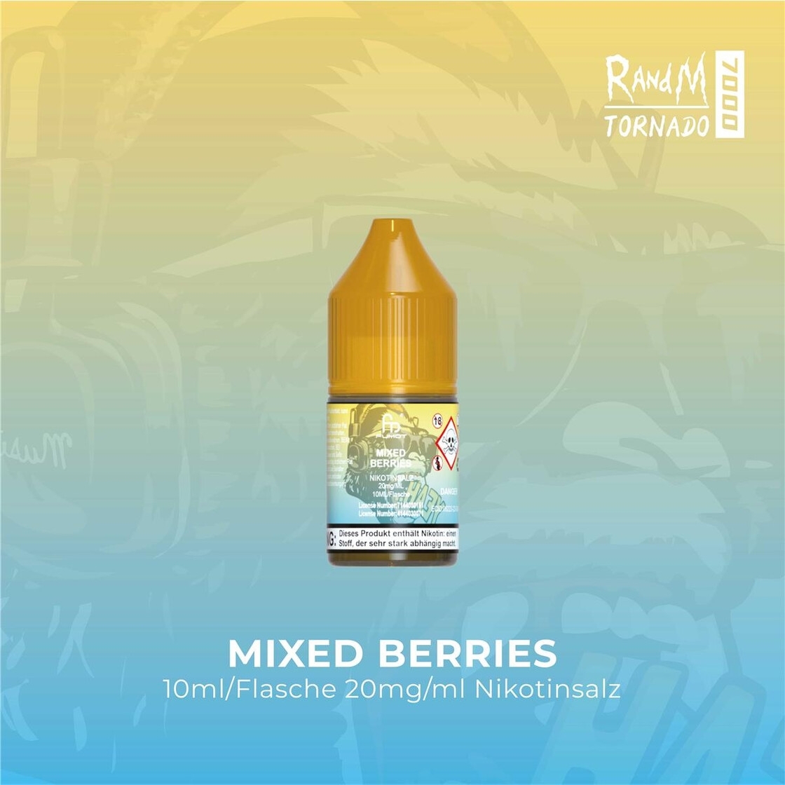 RandM Tornado Liquid 20mg - Mixed Berries 