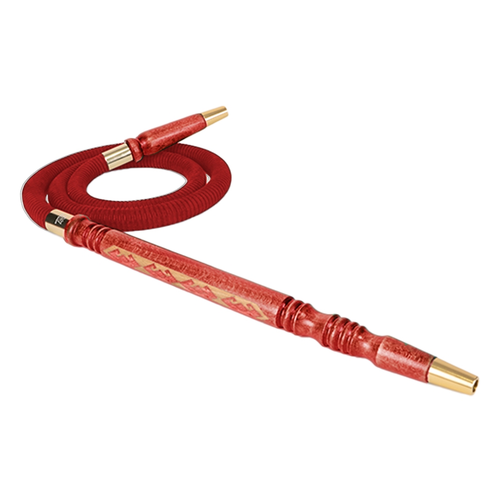 Efendi Kastanienholz Lederschlauch - Rot Natur