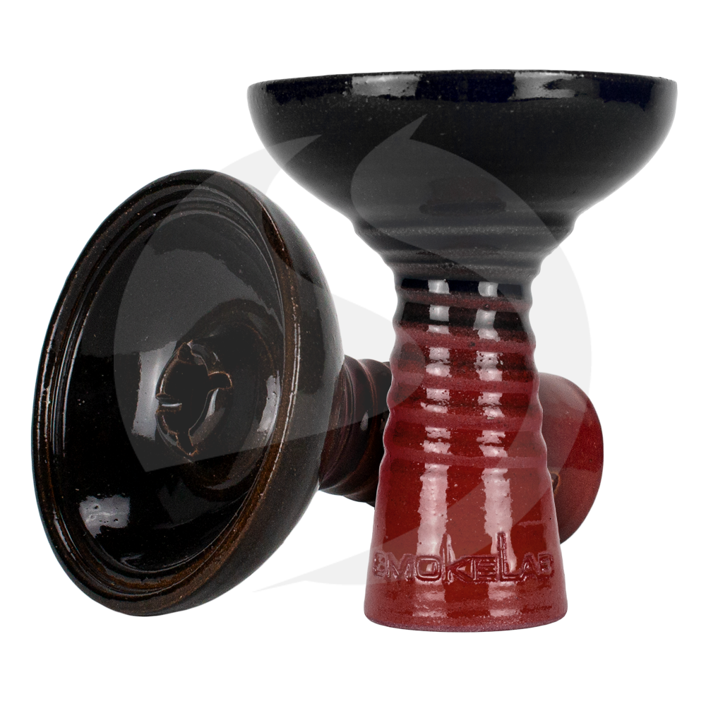 Smokelab Phunnel Two Glaze - Rot Schwarz