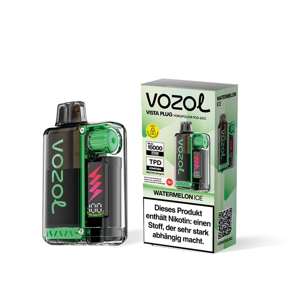 Vozol Vista Plug Starterkit 15000 - Watermelon Ice