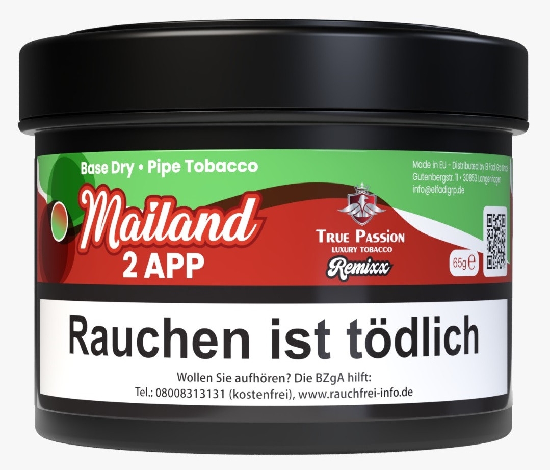 True Passion Remixx 65g Base - Mailand 2 App