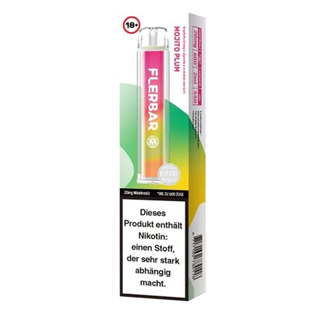 Flerbar M E-Shisha 600 - Mojito Plum 20mg