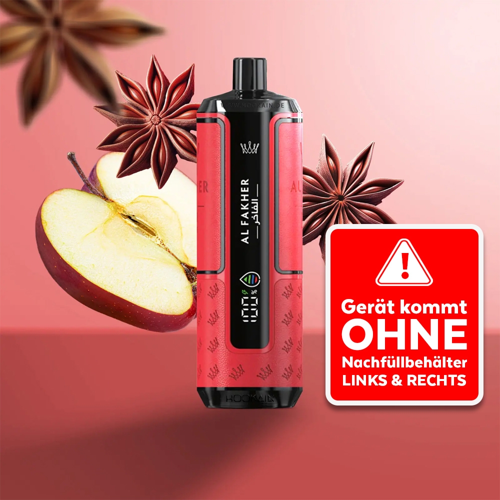 Al Fakher 20K Hypermax Basisgerät - Two Apple