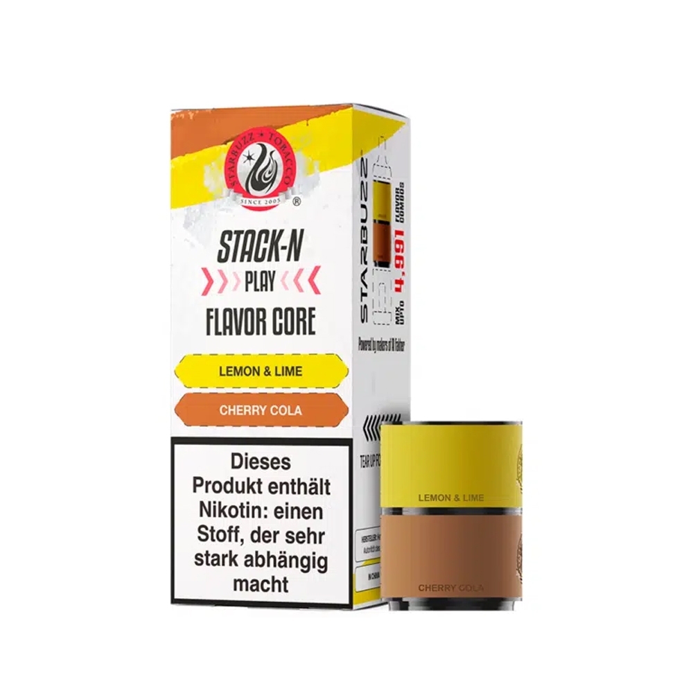 Starbuzz Stack-N Play Pod - Lemon & Lime  + Cherry Cola