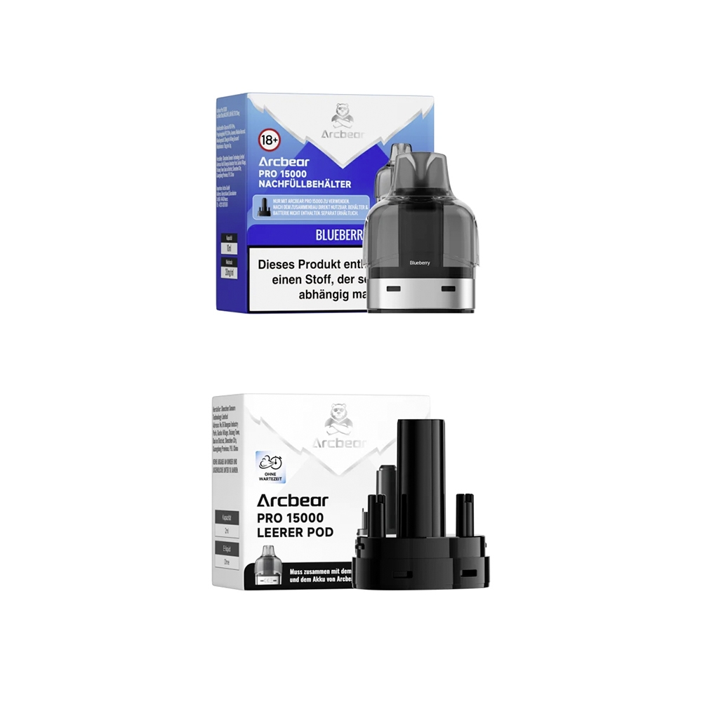 Arcbear Pro 15000 Pod + Verdampfer - Blueberry Ice