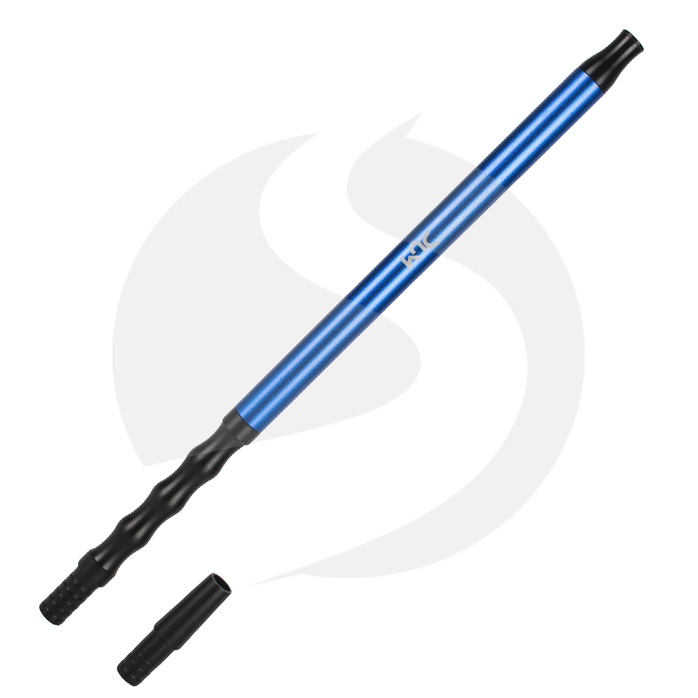 DUM Alu Mundstück+Schlauchadapter - Blue