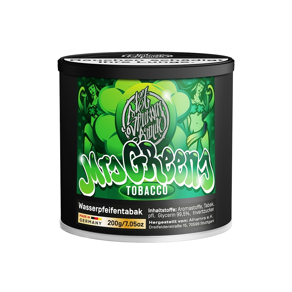 187 Tobacco 200g - Mrs. Greens