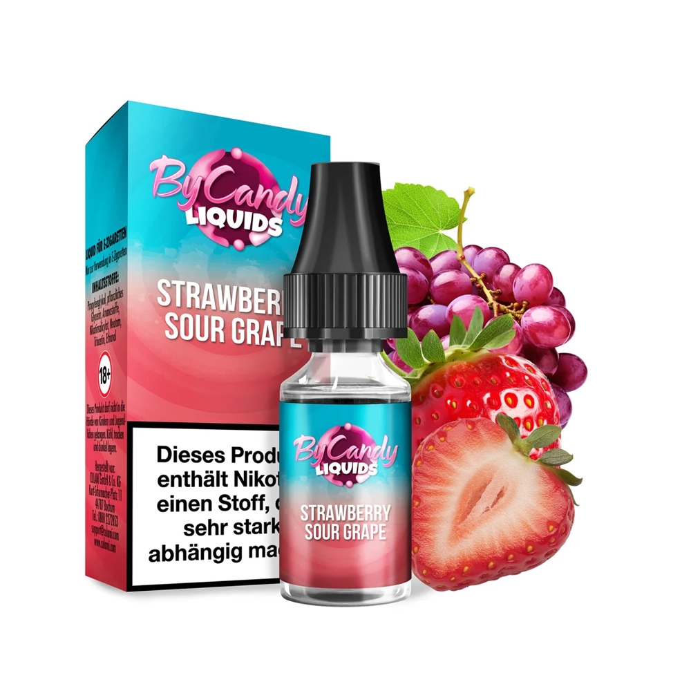 ByCandy Liquid 10mg - Strawberry Sour Grape 