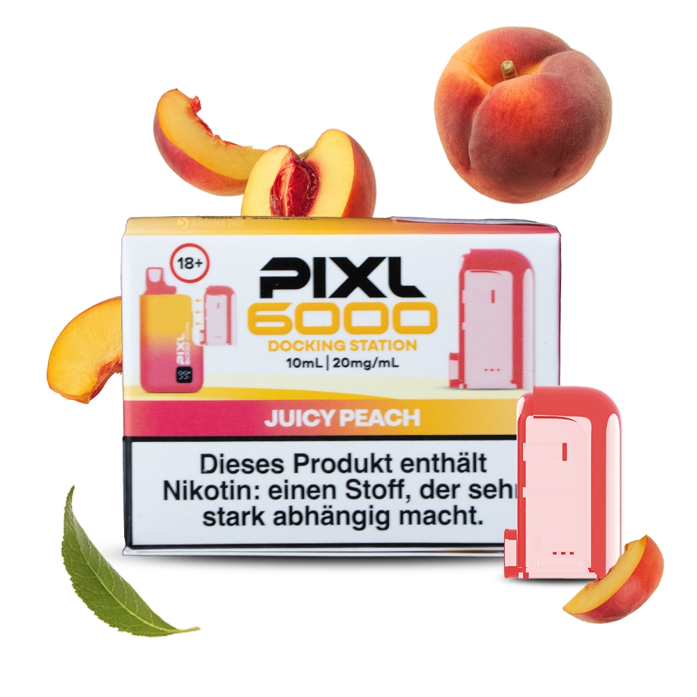 PIXL 6000 Pod - Juicy Peach 20mg
