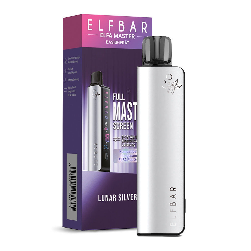 Elfbar ELFA Master Basisgerät - Lunar Silver