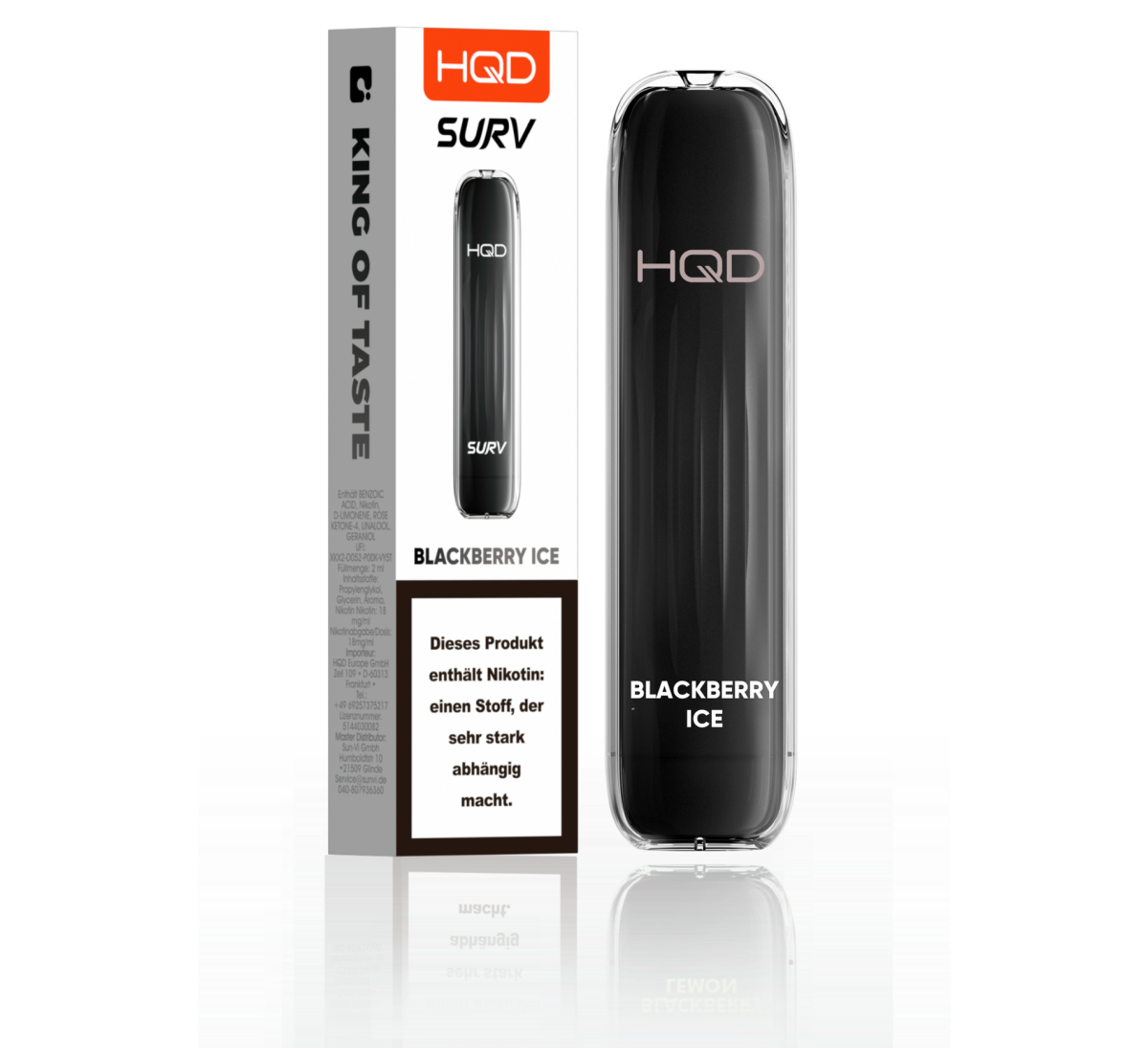HQD E-Shisha Surv 600 - Blackberry Ice