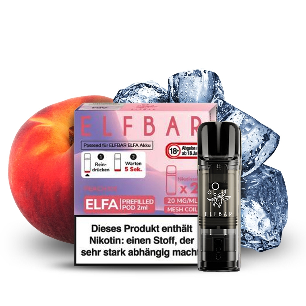 Elfbar ELFA POD (2stk) - Peach Ice 20mg