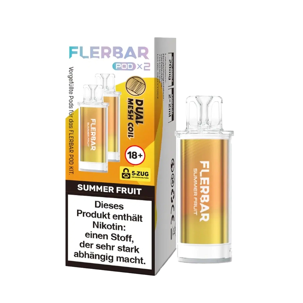 Flerbar POD (2stk) - Summer Fruit 20mg