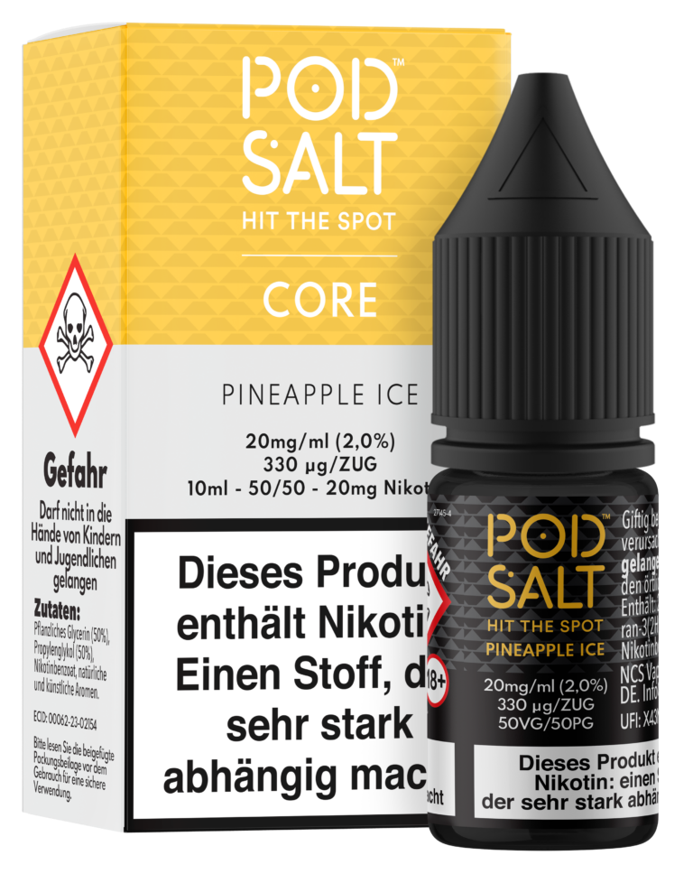 POD SALT Core Liquid 20mg - Pineapple Ice