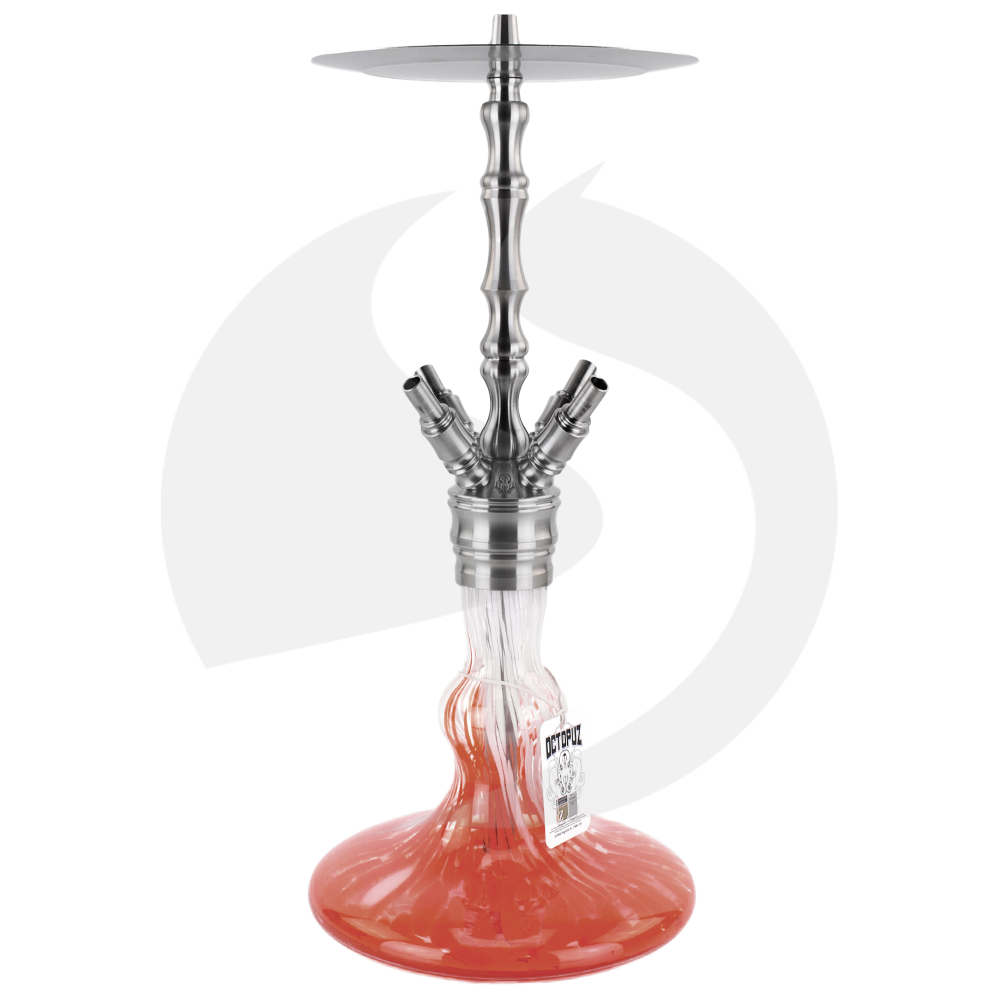 Octopuz Shisha Nautiluz - Weiß/Rot