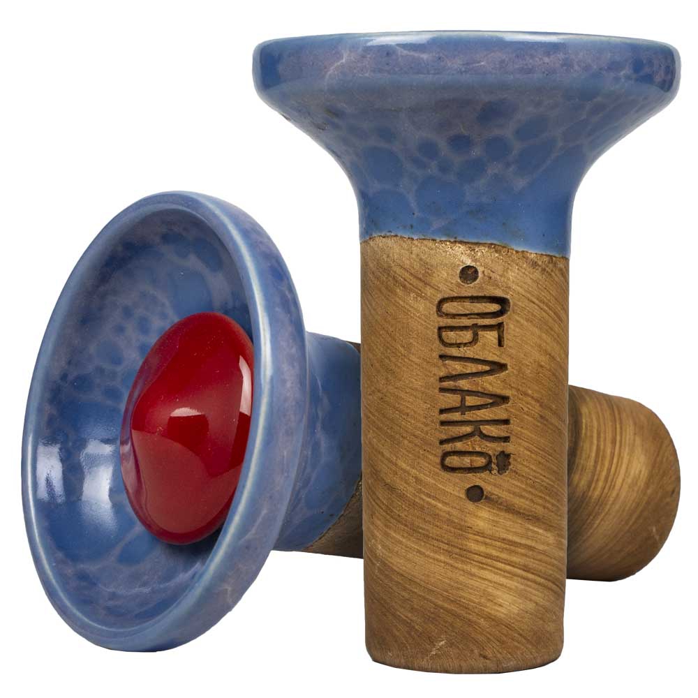 Oblako Flow Phunnel Glazed - Red on Marble Blue/White