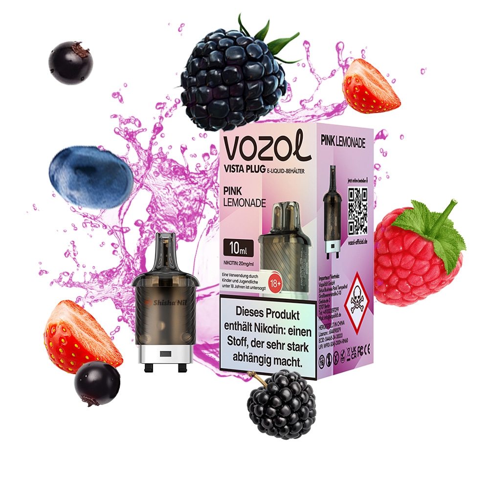Vozol Vista Plug Pod 10ml - Pink Lemonade