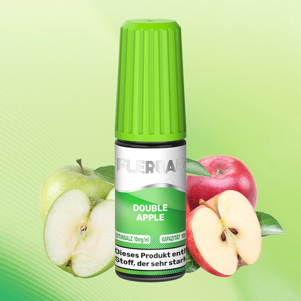 Flerbar E-Liquid 10ml - Double Apple 10mg