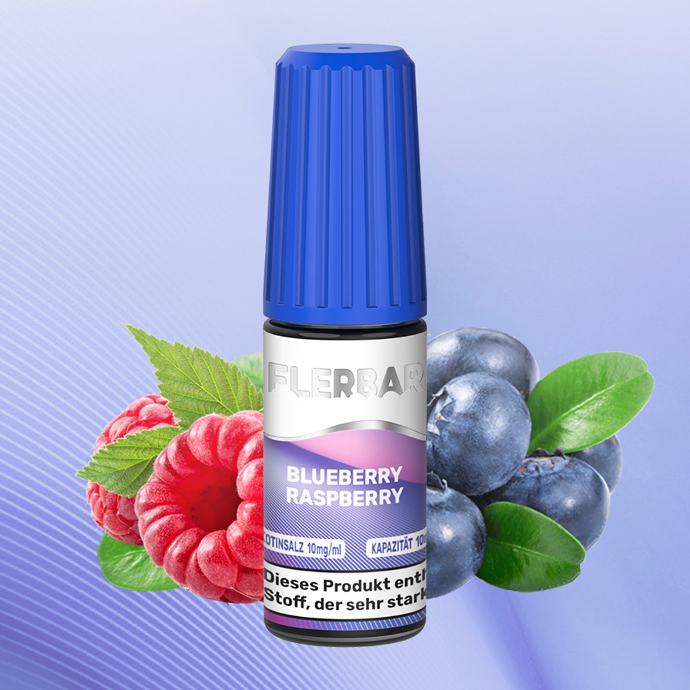 Flerbar E-Liquid 10ml - Blueberry Raspberry 20mg