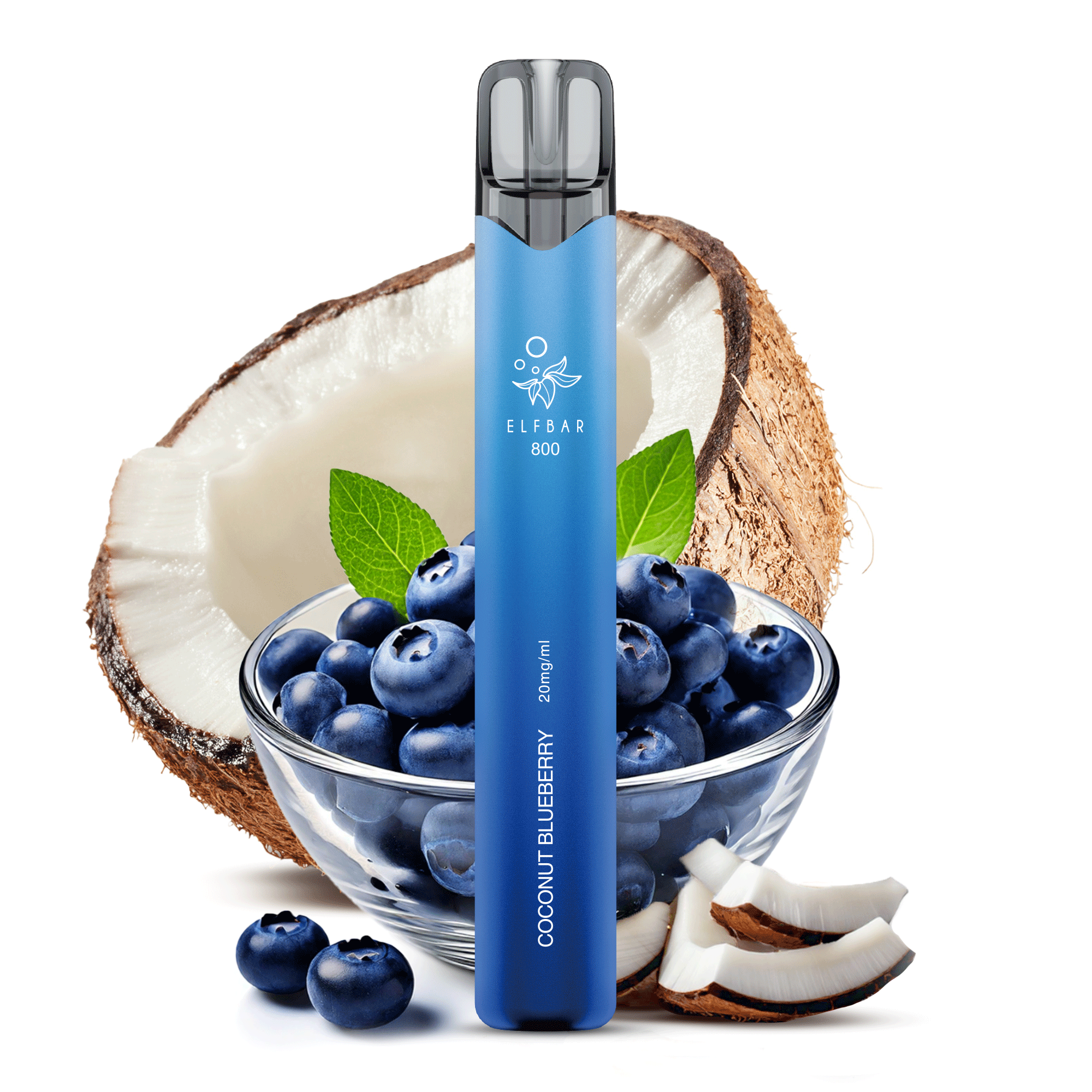 Elfbar 800 Einweg E-Shisha 20mg - Coconut Blueberry