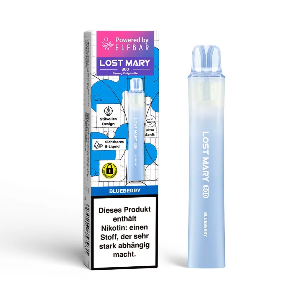 Elfbar Lost Mary LM800 E-Shisha 20mg - Blueberry