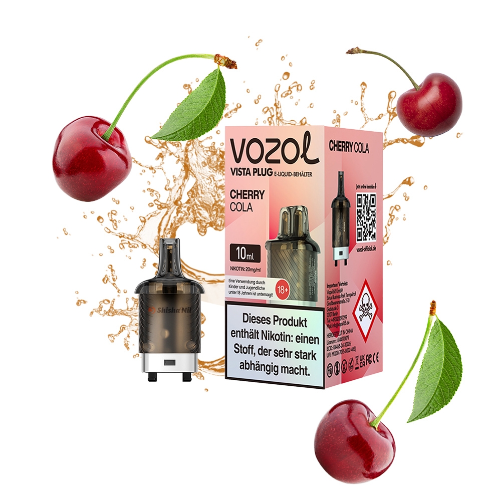 Vozol Vista Plug Pod 10ml - Cherry Cola