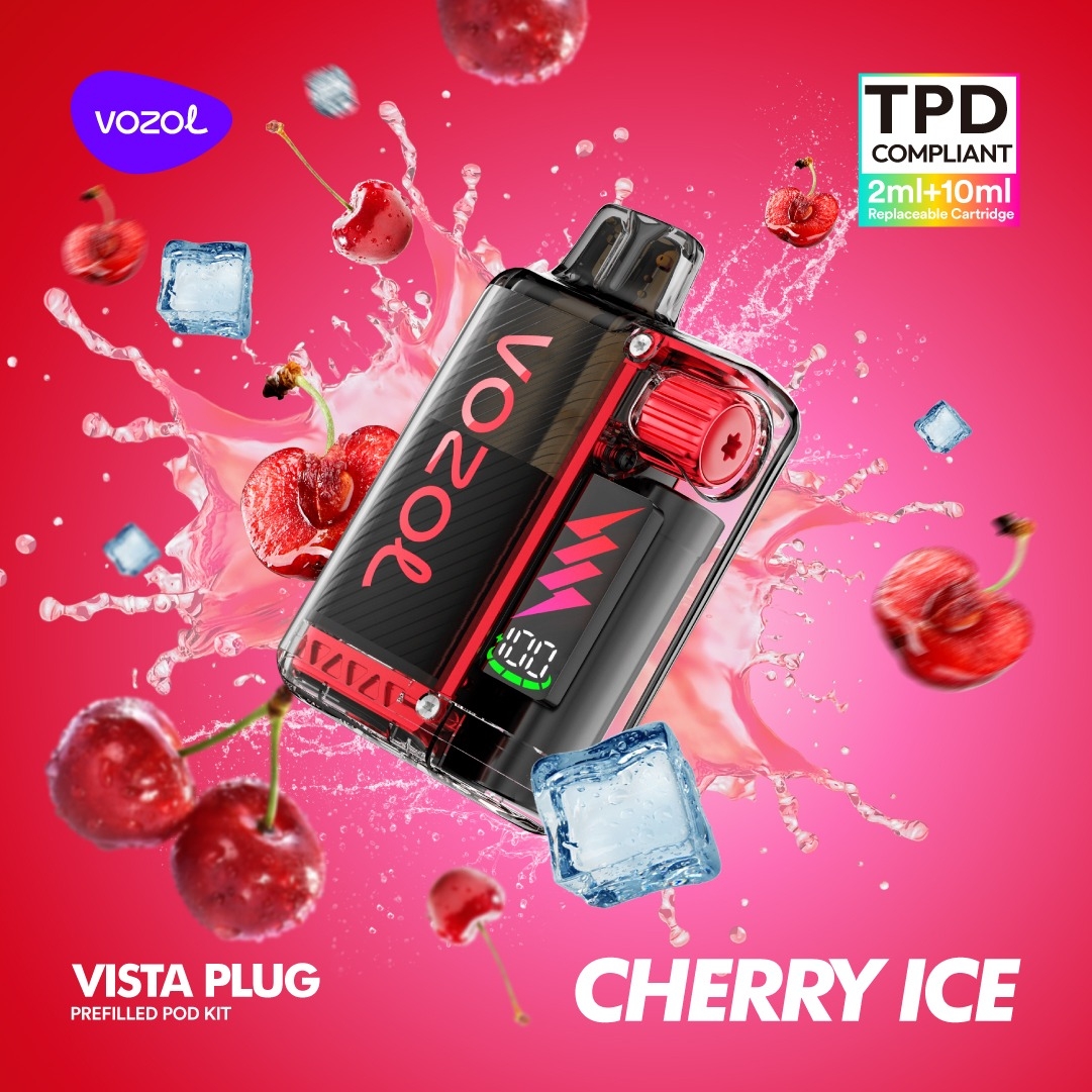 Vozol Vista Plug Starterkit 15000 - Cherry Ice