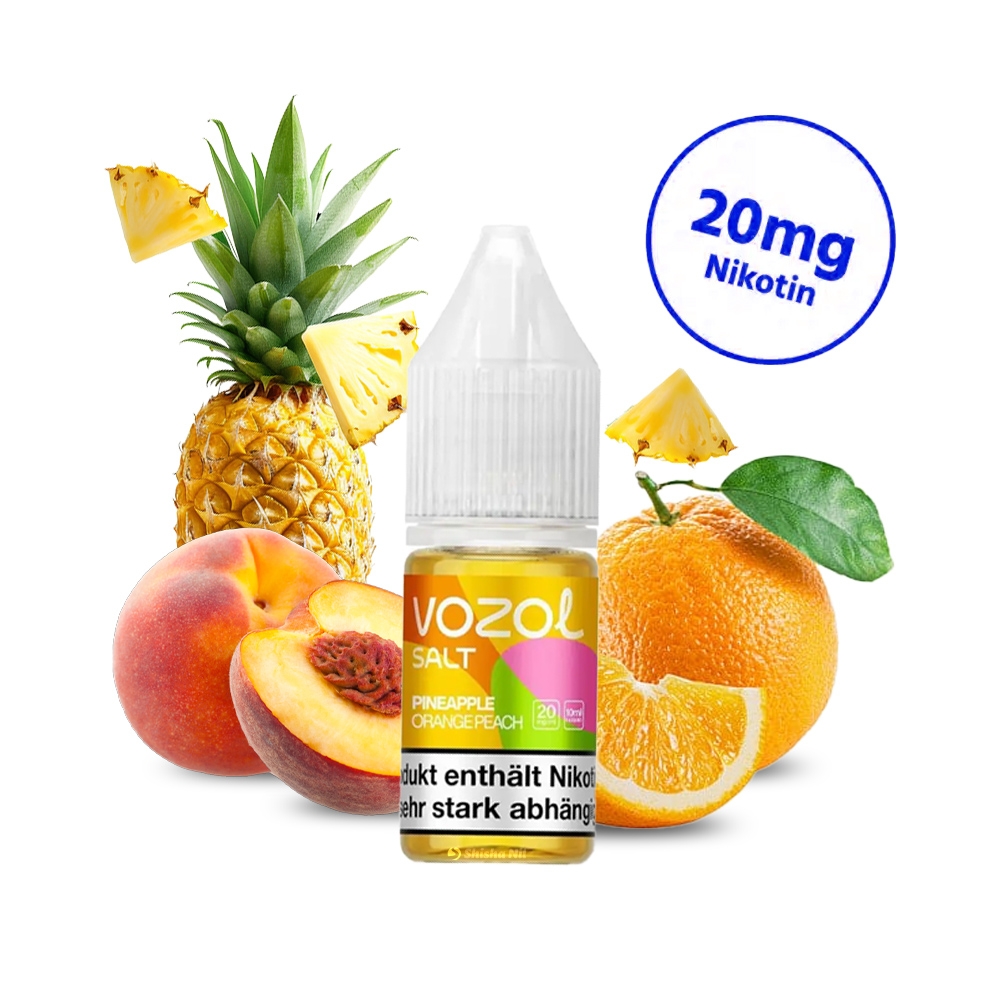 Vozol Liquid Nic Salt 20mg - Pinapple Orange Peach