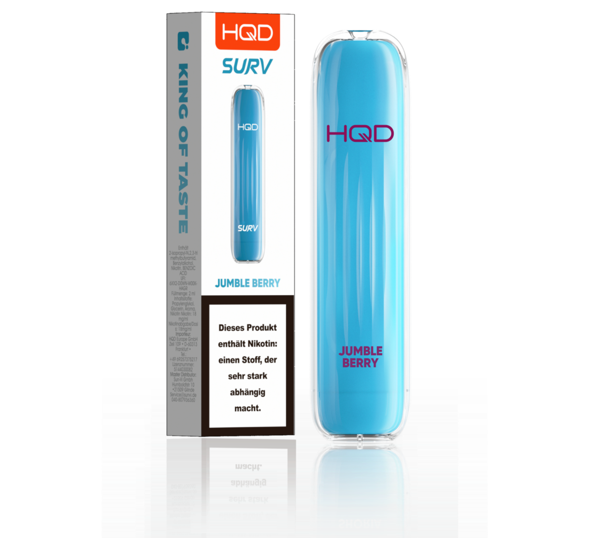 HQD E-Shisha Surv 600 - Very Berry(Jumble Berry)